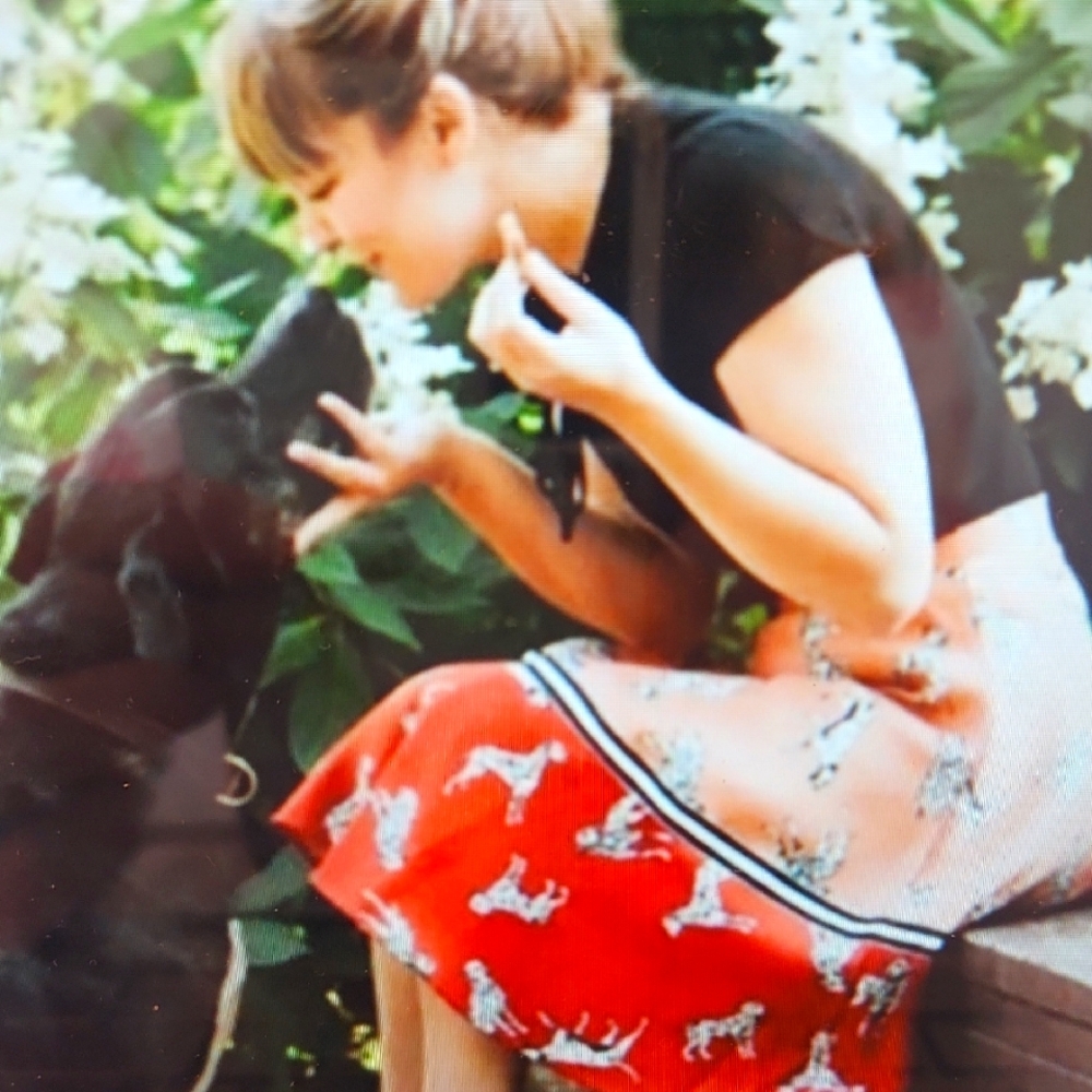 Anthropologie Hutch Sporty Dalmatian Skirt Size 12